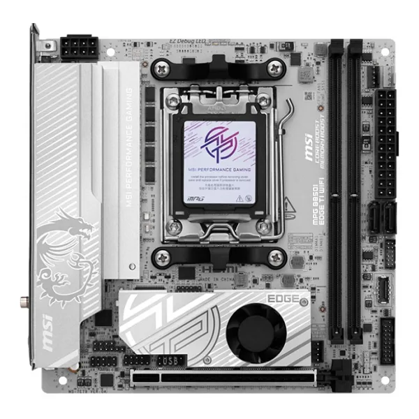 MSI MPG B850I Edge TI Wi-Fi AMD AM5 DDR5 Mini ITX Anakart