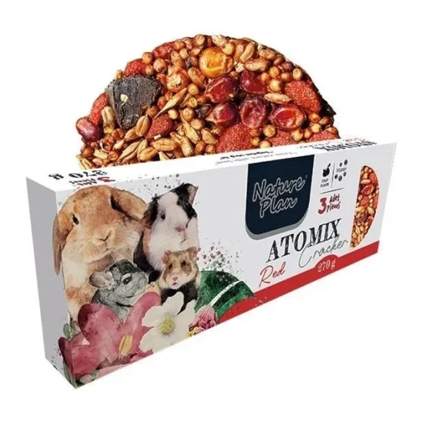 Nature Plan Atomix Cracker Red 270 gr Kemirgen Yemi