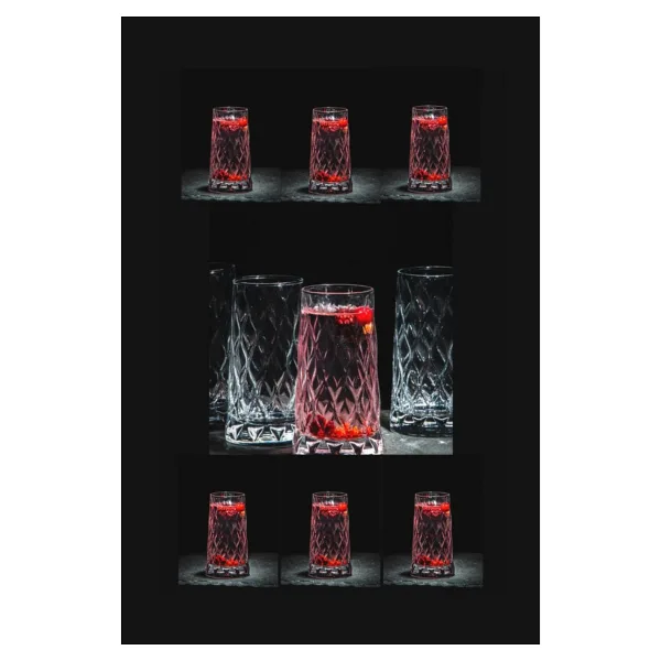 Paşabahçe Leafy 420855 345 cc 8'li Meşrubat Bardağı