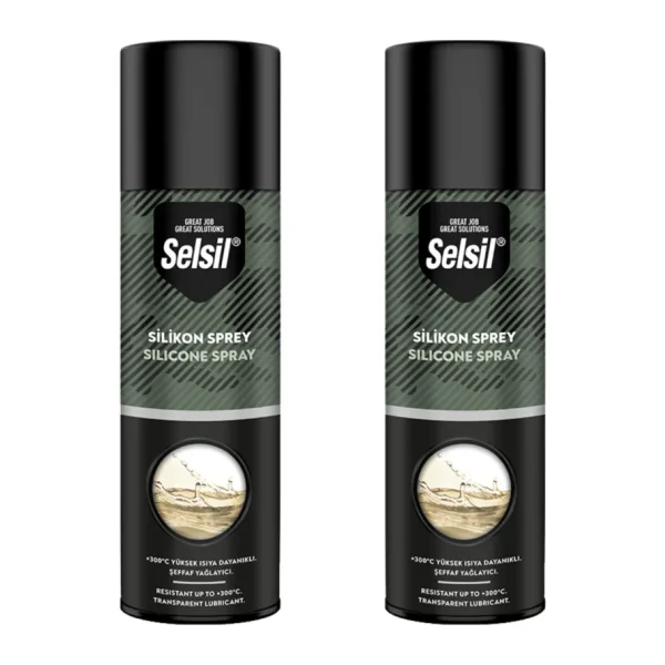 Selsil Silikon Sprey 500 ml x 2 Adet