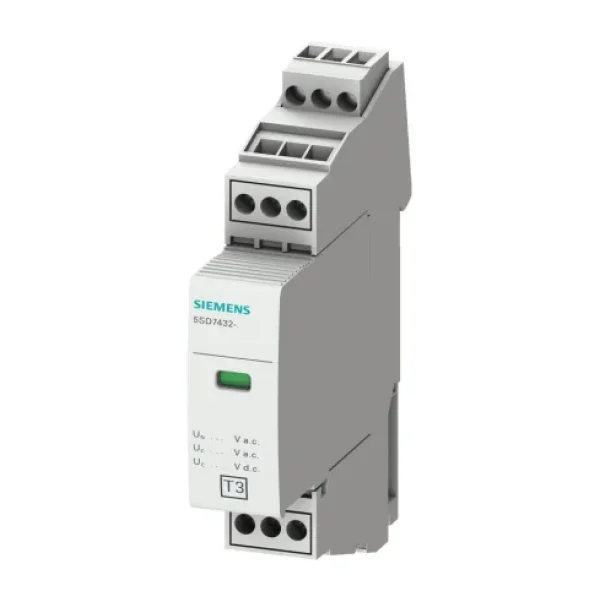 Siemens 5sd7432-7 D Sınıfı 2 Kutuplu Enversör Kontaklı Yıldırıma Karşı Koruyucu Parafudr