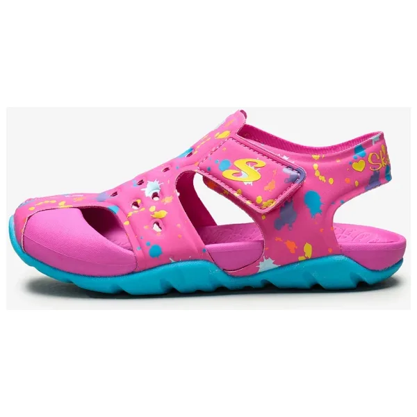Skechers Side Wave Pembe Çocuk Sandalet