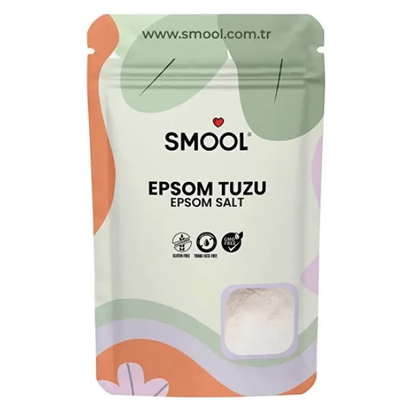 SMOOL Epsom Tuzu (1000 GR) Ingiliz Tuzu Katkısız, Banyo Tuzu Ayak Banyosu Peeling 1 Kg