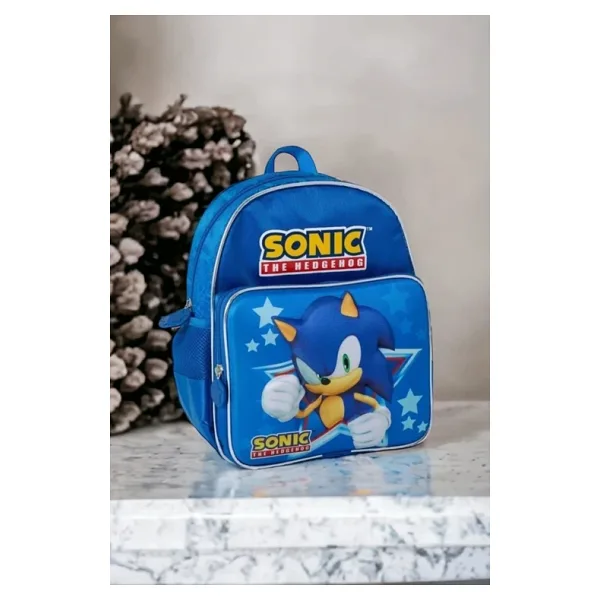 Sonıc Anaokulu Çantası Kabartmalı