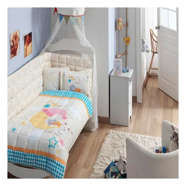 Taç Bebek Ranforce Uyku Seti Lıttle Cat Sarı