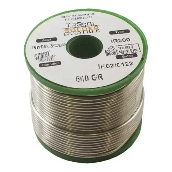 Tassol 0.75 mm 500gr Kurşunsuz Lehim Teli