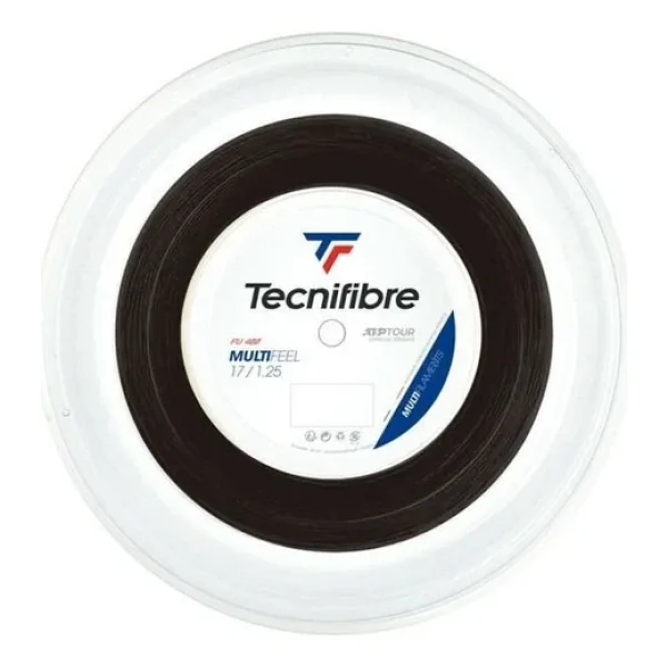 Tecnifibre Multifeel Siyah 17/1.25 200M Rulo Kordaj 02Rmu125xb