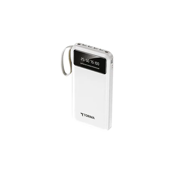 Torima TRM-1011 Beyaz 10000 mAh Hızlı Şarj Powerbank