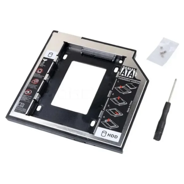 ulu 9.5mm Hdd Caddy Notebook Dvd To Ssd Kutu Sata Cd Kızak Ekstra