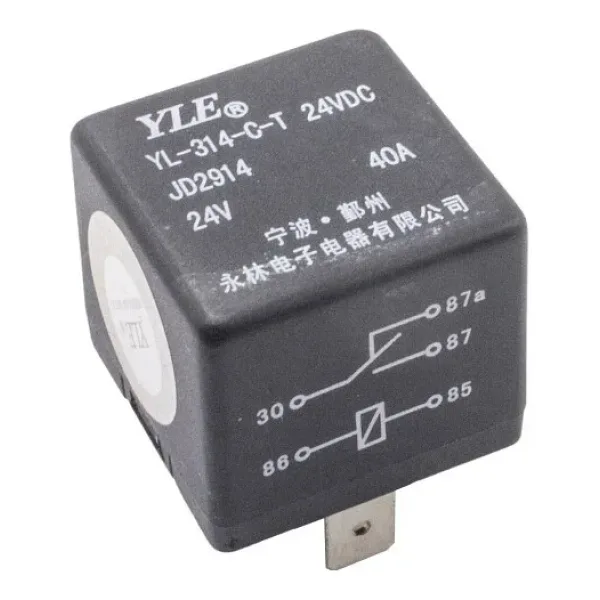 YL-314-C-T 24V 40A Otomotiv Rölesi 5-Pin
