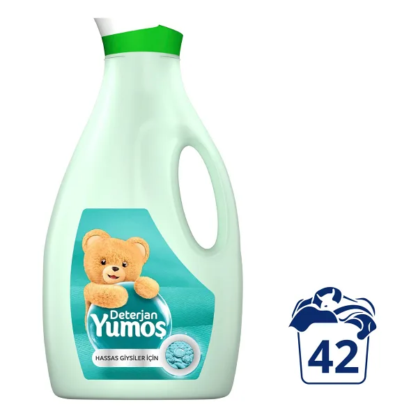 Yumoş Hassas Tüylenme Karşıtı Sıvı Deterjan 42 Yıkama 2.52 lt