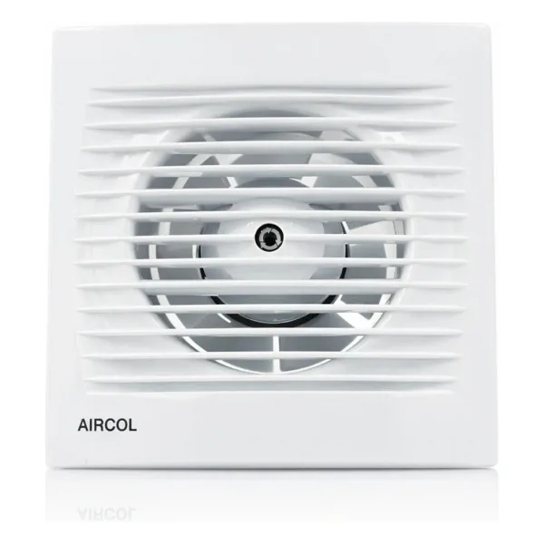 Aircol 100lük Sessiz, Dekoratif, Plastik Banyo Fanı / Aspiratörü 100 M3/h
