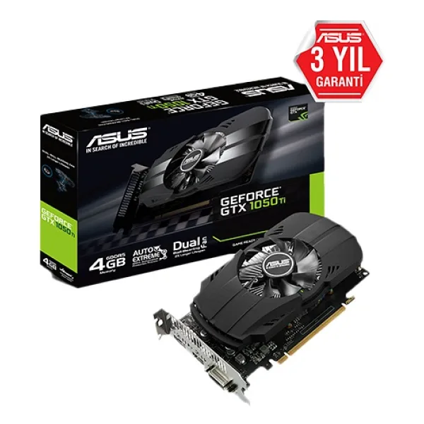 ASUS PHOENIX PH-GTX1050Tİ-4GB 4GB 128BİT GDDR5 EKRAN KARTI