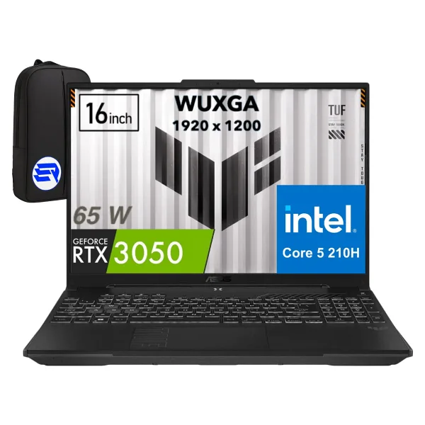 Asus TUF Gaming F16 FX607VJ-RL033 Core 5 210H 16 GB 512 GB SSD RTX3050 16" WUXGA Gaming Laptop