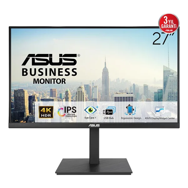 Asus VA27UQSB 27" 5 ms 4K Pivot IPS 60 Hz Monitör