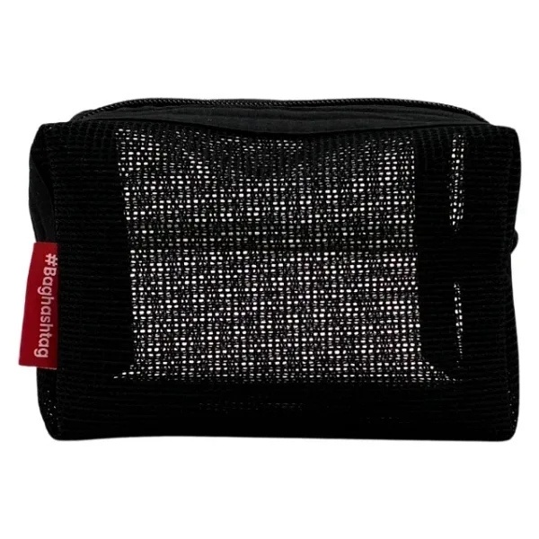 Baghashtag Mini Siyah File Clutch Çanta