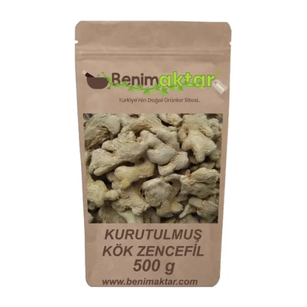 BenimAktar Kurutulmuş Kök Zencefil 500 gr
