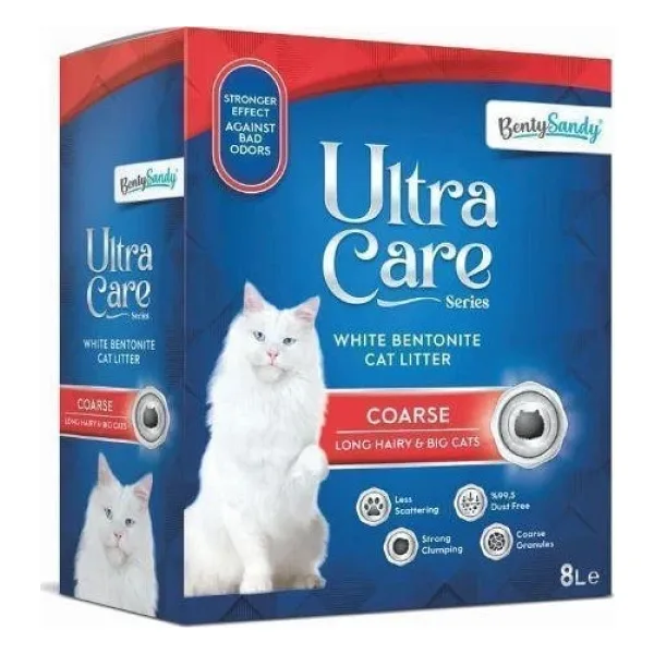 Bentysandy Ultra Care Series Coarse 8 lt Kedi Kumu