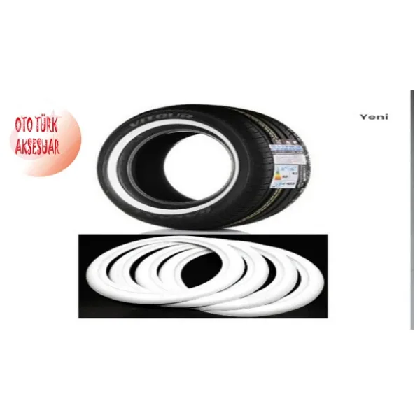 Beyaz Lastik Yanagi 4 Lu Set 17.5 İnc
