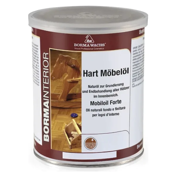 Borma Wachs Hard Furniture Oil - Mobilya Yağı - 10 Litre - Medium Brown