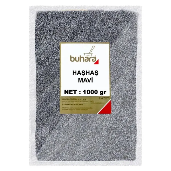 Buhara Baharat Mavi Haşhaş 1 kg