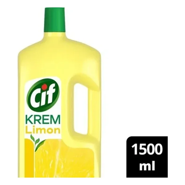 Cif Cleanboost Krem Limon Yüzey Temizleyici 1.5 lt