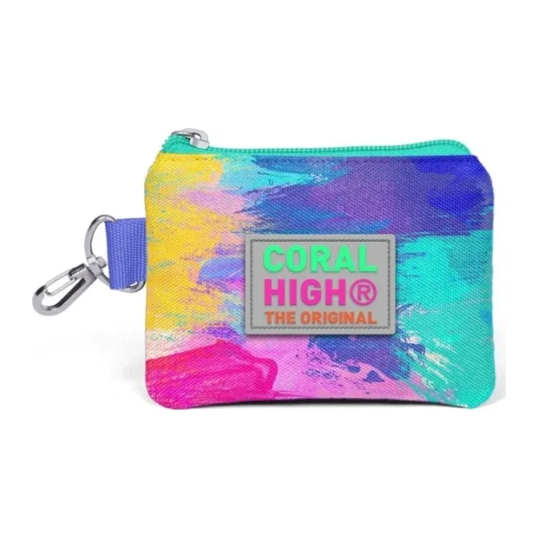 Coral High Kids Renkli Airbrush Desenli Bozuk Para Çantası 21838