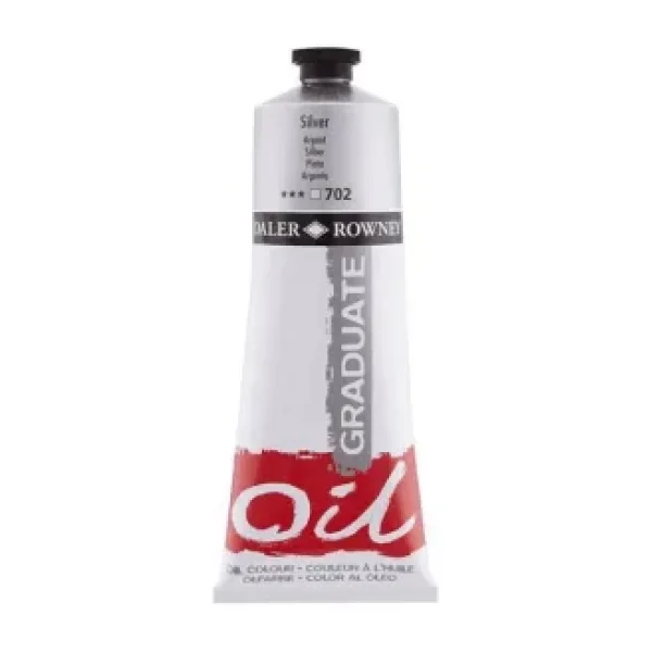 Daler-Rowney Graduate 200 ml Yağlı Boya 702 Silver