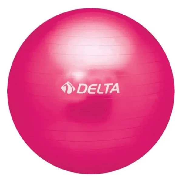 Delta 65 cm Dura-Strong Deluxe Fuşya Pilates Topu (Pompasız)