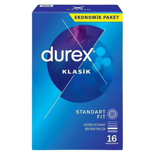 Durex Klasik 16'lı Prezervatif