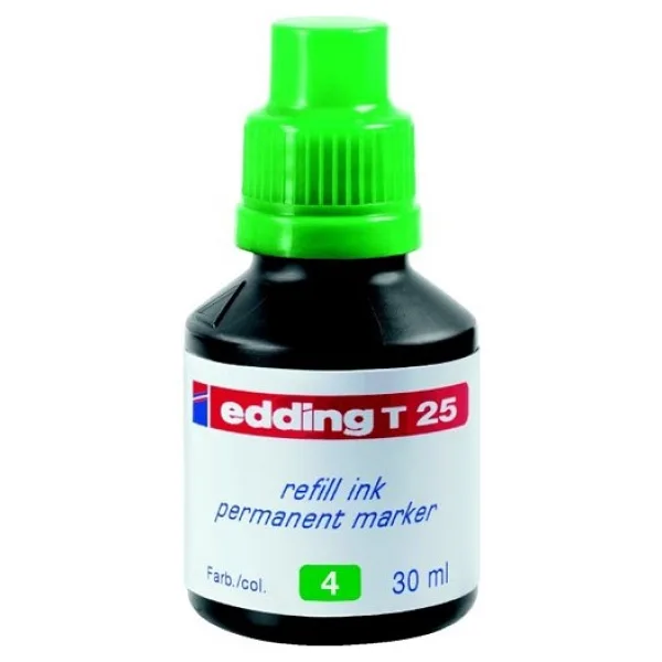 Edding T25 Permanent Yeşil Mürekkep