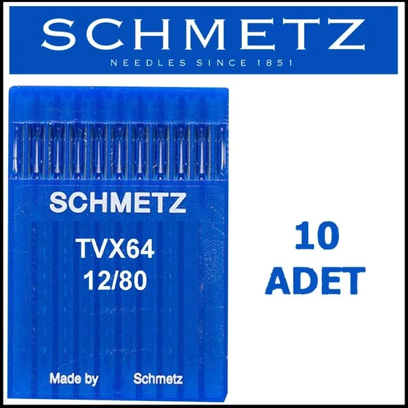 FDM Schmetz Tvx64 Kollu Makinesi İğnesi 12/80 Numara