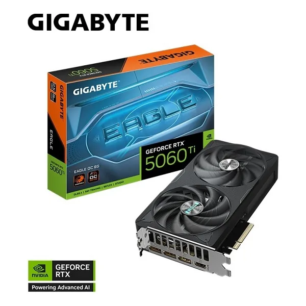 Gigabyte RTX 5060 TI Eagle OC 8G GV-N506TEAGLE OC-8GD 128 Bit GDDR7 8 GB Ekran Kartı