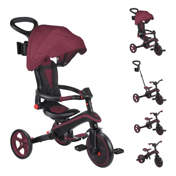 Globber Explorer 4 in 1 Bordo Katlanabilir Bebek Bisikleti