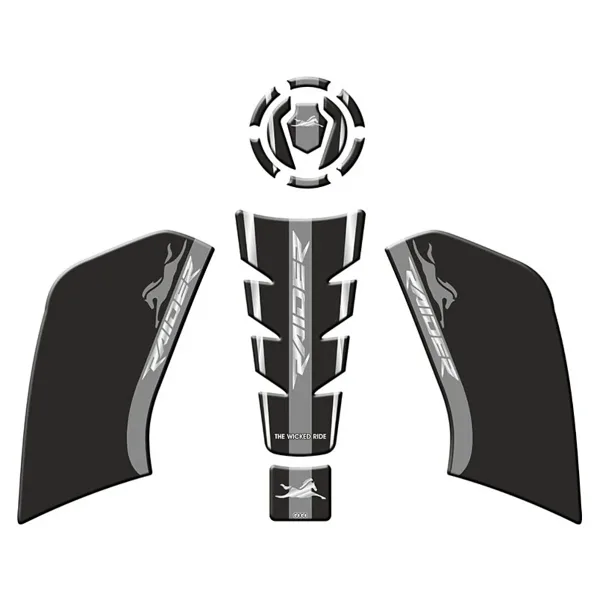 gogo premium TVS RAIDER 125 2023 - 2024 UYUMLU TANK PAD SET 005