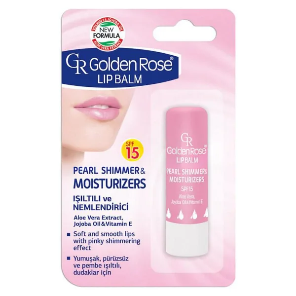 Golden Rose Lip Balm Spf 15 Pearl & Shimmer