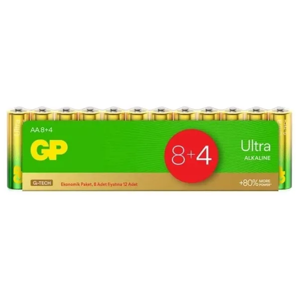 GP Ultra 12'li AAA Kalem Pil - Ekonomik Paket