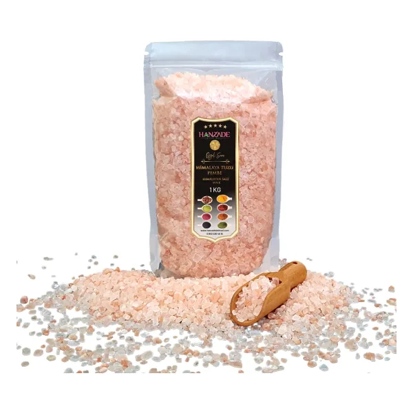 Hanzade Bitkisel Pembe Himalaya Tuzu Granül Tane 1 kg