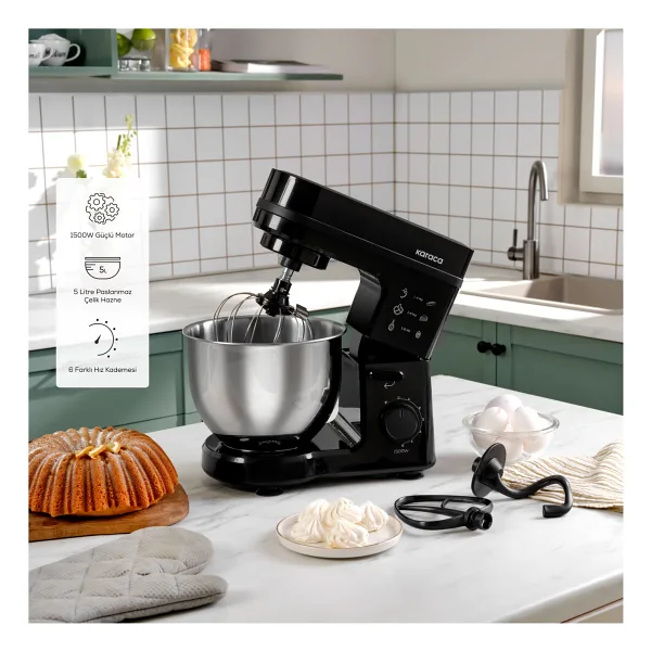 Karaca Maestrochef Stella 1500 W 5 lt Hamur Yoğurma Makinesi