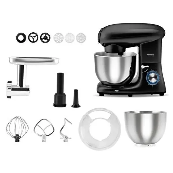 Karaca Multichef Shiny Black 5.5 lt 1900 W Stand Mikser