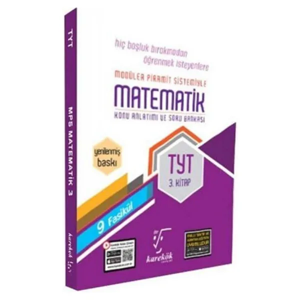 Karekök Yayınları TYT Matematik 3. Kitap MPS Konu Anlatımlı Soru Bankası