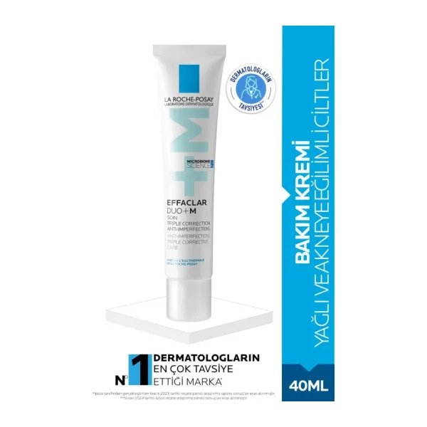 La Roche Posay Effaclar Duo+M Yağlı Ciltler İçin Nemlendirici Cilt Bakım Kremi 40 ML