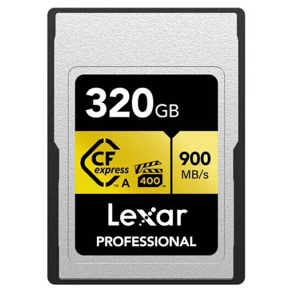 Lexar Professional Gold Series LCAGOLD320G-RNENG CFexpress Type-A 8K 320 GB Hafıza Kartı