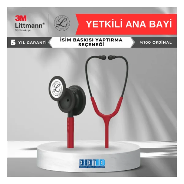Littmann Classic III 5868 Bordo/Siyah Stetoskop