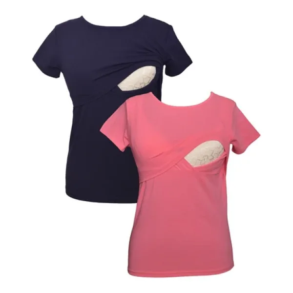 LuvmaBelly MYRA2504_2504 Emzirme tshirt seti
