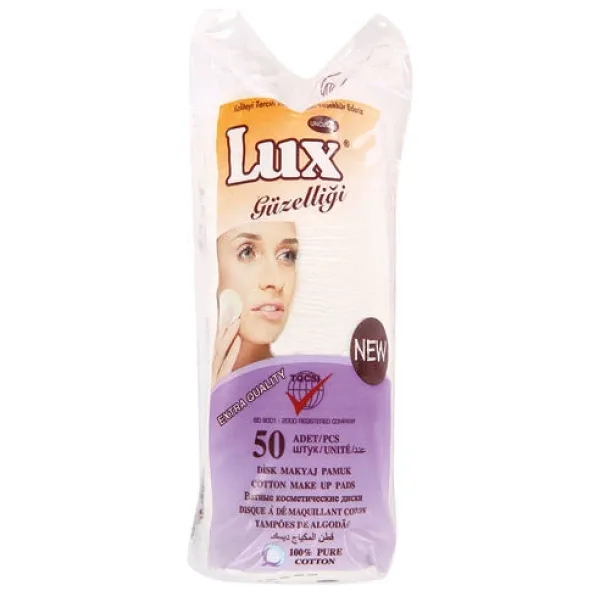 Lux Disk Makyaj Pamuğu 50 Adet