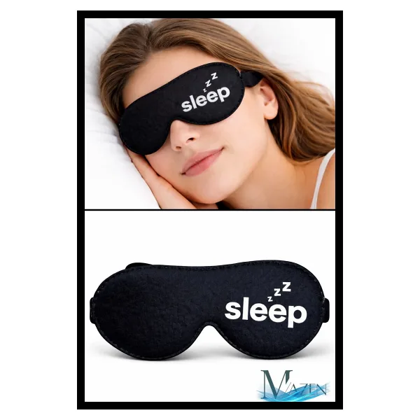 MAZEN Yıkanabilir Uyku Maskesi Göz Bandı Sleep