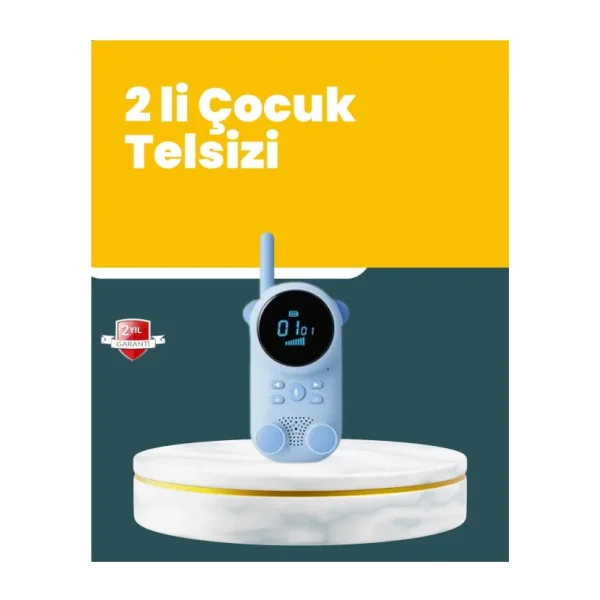 Mey İthalat Bfs LCD Ekranlı Çocuk Telsizi - Iki Yönlü Ses, 1-3 Km Çekim Mesafesi