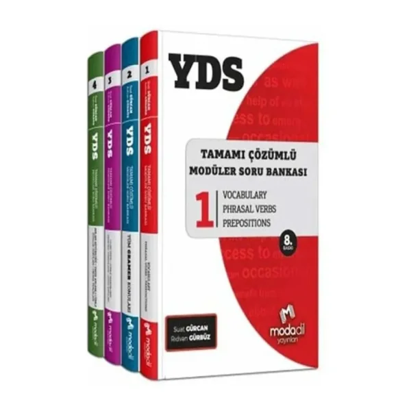 Modadil Yayınları YDS Tamamı Çözümlü Modüler Soru Bankası Seti