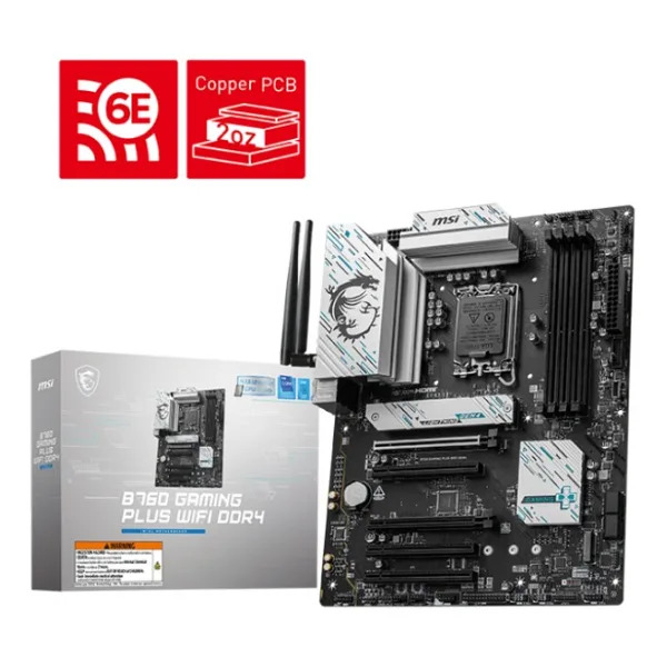 Msı B760 Gaming Plus Wi-Fi Intel Lga1700 DDR4 Atx Anakart